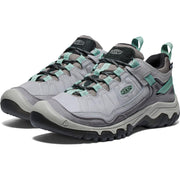 KEEN 1028992 Targhee IV Waterproof Hiking Shoes for Ladies - Alloy/Granite Green - 8.5M