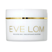EVE LOM Rescue Peel Pads, Daily Exfoliating Face Pads with AHA, PHA & BHA Acids, Vitamin B3, Marshmallow Extract, 60 Biodegradable Pads, FGS100527