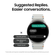 Samsung SM-L300 Galaxy Ai Watch 7 Latin American Version (40mm) Heart Rate Tracking, Fitness Tracker, Cream