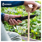 Gerber 31-002882 StrongArm Fixed Blade Knives - Black - Fine Edge