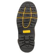 Brahma Iron Tough II 8in Steel Toe Work Boots, Black, Wide Width, Lace-Up, Rubber Outsole