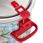 The Pioneer Woman PWF136211223002 Sweet Rose 6-Quart Stainless Steel Digital Slow Cooker
