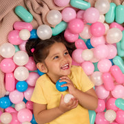 Battat BT1893 Sweet Retreat Bag of 105 Multicolor Plastic Play Balls, Crush-Resistant, BPA-Free