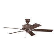 Kichler 339515TZP 52-in Bronze Indoor/Outdoor Ceiling Fan (5-Blade)