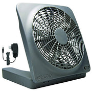 O2COOL FD10101A 10-Inch Portable Fan with AC Adapter Dual Power sources