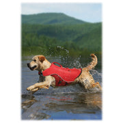 Kurgo Surf-N-Turf Red Life Jacket for Dogs, L