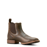 Ariat Hybrid Low Boy Western Boots for Men, Acorn Leather Upper, Rubber Sole, Square Toe, Size 9.5, 10053626