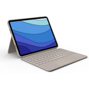Logitech 920-010165 Combo Touch iPad Pro 11-inch (1st, 2nd, 3rd, 4th gen - 2018, 2020, 2021, 2022) Keyboard Case, Sand