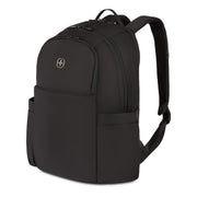 SWISSGEAR Bloom Laptop Backpack, Compact Lightweight with Padded Velvet Laptop Compartment, Black, 17.75 in