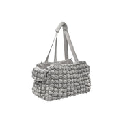 Pet Life 'Bubble Vogue' Ultra-Plush Fashion Designer Pet Carrier - GRAY ONE SIZE