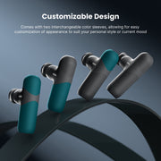 RENPHO Mini Massage Gun with Heat, Handheld Deep Tissue Massager, Portable Travel Size, Adjustable Multi-Speed, Green