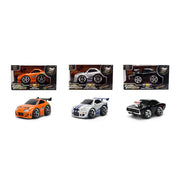 Jada Toys Fast & Furious Small Blocks 1:28 Scale Die-Cast Model Vehicle with Adjustable Wheels, Multi-Color