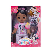 Jakks Pacific Inc. Disney Darlings Minnie Mouse Interactive 13-Inch Baby Doll with Magical Lights, Sounds, Music, Wand, and Accessories