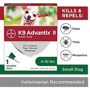 K9 Advantix II Flea and Tick Treatment for Small Dogs, 1-Pack