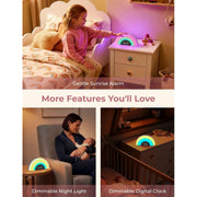 Momcozy WN010-GR10BA Baby Sound Machine with 34 Soothing Sounds, Customizable Night Lights, App Control, Sunrise Alarm, Sleep Trainer for Newborns and Toddlers WN010-GR10BA