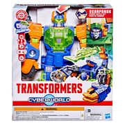 Hasbro Transformers Cyberworld Scorponok Strike Battle Set, 2-in-1 Transforming Robot and Scorpion Playset with Lights and Sounds, 14-Inch Robot, 20-Inch Playset