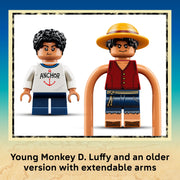LEGO One Piece Gum Gum Fruit Building Toy, 482 Pieces, Multicolor, Ages 9+, Includes Luffy Minifigures, 75647