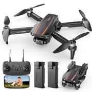 Wefone H31 Drone with Camera, Optical Flow Hover Technology, Adjustable 90 Camera, Gesture Control, 3 Speed Settings, 2 Batteries, Black
