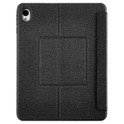 Onn Keyboard Folio Case for 11 Inch Tablet, Detachable Bluetooth Keyboard with Built-In Trackpad, Magnetic Kickstand, Integrated Stylus Holder, Black