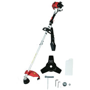 PowerSmart ps4532 25.4 cc 2 Stroke Gas String Strimmer & Brush Cutter, Black/Red