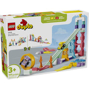 LEGO DUPLO Town 3 in 1 Creative Ramps Building Toy with Vehicles, 111 Pieces, Multicolor, 6585513