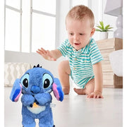 Junsice Anxiety Rhythmic Breathing Soothing Stitch Plushie, Blue