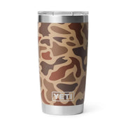 YETI Rambler 20 Oz Stackable Tumbler with Magslider Lid Wetlands Camo