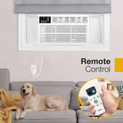 Whirlpool WHHW081AW 350 Sq. Ft. 8,000 BTU Window Mounted Air Conditioner with Supplemental Heat (White)