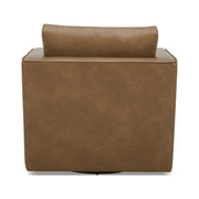 Better Homes & Gardens Steele Leather Swivel Chair, Camel