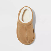 Cat & Jack Toddler Jude Clog Slippers, Cushioned Insole, 5T, Chestnut Brown - Round Toe