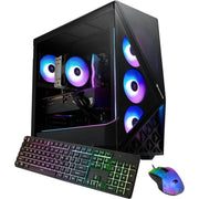 iBUYPOWER A381IB4080BHP05A Slate 9 Black Ryzen 5 8400F 4.2GHz NVIDIA GeForce RTX 5060Ti 8GB 16GB RAM 1TB SSD Win 11 Home Black