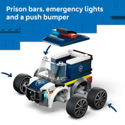 LEGO City Brick Rides Police Truck Building Toy for Kids, 71 Pieces, Multicolor, Ages 5 and Up, 6581041