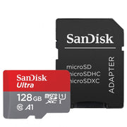 Sandisk SDSQUAR-128G-GN6MA Ultra Microsdxc 128gb Uhs-i Card with Adapter - 100MB/s U1 A1