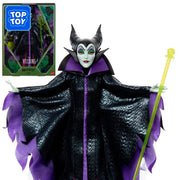 Mattel Maleficent Collector Fashion Doll with 9 Points of Articulation, Signature Horns, Dragon-Scale Gown, Green Scepter Accessory, Doll Stand JLT53
