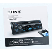 Sony DSX-A415BT Single DIN Bluetooth In-Dash Digital Media Car Stereo Receiver w/Front 3.5 & USB Auxiliary Inputs