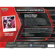 Pokemon 10-10167-102 Team Rockets Mewtwo ex Box with Foil Promo Card, Oversized Foil, Photo Sticker, and 4 Booster Packs