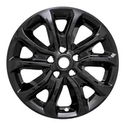 Hello IWCIMP409BLK  Wheel Skin Set, 17-Inch Gloss Black 5 V-Spoke Design, Universal Fit Excluding Steel Wheels, Pack of 4
