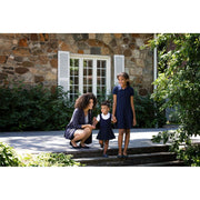 French Toast Girls Ruffled Pique Polo Dress, Navy, Toddler 3T