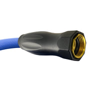 Flexon StreamTech Heavy-Duty Garden Hose, 5/8 in. Dia. x 125 ft., Flexible Polymer Construction, Kink Prevention, Guard-N-Grip Connector, Blue, ST58125