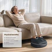 RENPHO P-WMF01 Foot Massager with Heat, Shiatsu Deep Kneading Massage, Soothing Warmth up to 140F, Gray