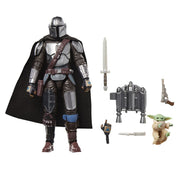 Hasbro G25325L0 Star Wars The Vintage Collection The Mandalorian & Grogu Deluxe 3.75 Inch Action Figure with Accessories