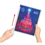 Better Office Products Sliding Bar Clear Report Covers, White Slider Bars, Durable 5 Mil Polypropylene, Letter Size, Pack of 50