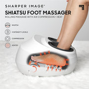 Sharper Image 1013247 Shiatsu Foot Massager White