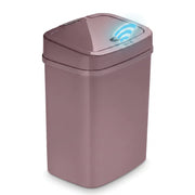 Nine Stars Automatic Bathroom Trash Can, 3.2 Gallon, Motion Sensor, Soft Close Lid, Hazy Purple, WM-DZT-12-5HP