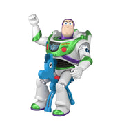 Disney Pixar Toy Story 5 Woody and Hi-Tech Buzz Lightyear Playscale 7 Inch Action Figures with Horse Accessories JLR67