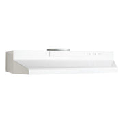Broan F40000 Series 24 in. Convertible Range Hood in White/White-F402411