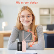 XLURC 5K Digital Camera, 75MP Sensor, 5K UHD Video, 18X Digital Zoom, Autofocus, 3-Inch 180 Flip Screen, WiFi, Pink, W08B-Pink