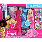 Tara Toy Barbie Fashion Designer Classic Set, Over 150 Pieces, 5 Outfit Kit for Kids Ages 3+, 13301