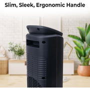 Mr. Brands, LLC. Comfort Zone Space Heaters for Indoor Use, 30 inch, 1500W, Black - Electric