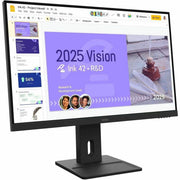 Lenovo ThinkVision E27Q-40 27 Inch WQHD LED Monitor, IPS Technology, 100 Hz Refresh Rate, 2560 x 1440 Resolution, 350 Nit Brightness, Raven Black